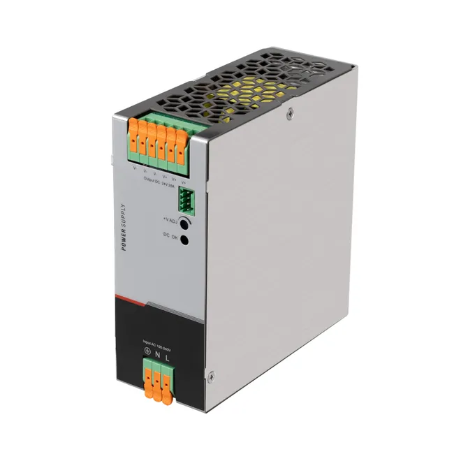 Блок питания ARV-DRP480-24-PFC-Y (24V, 20A, 480W) (Arlight, IP20 Металл, 5 лет)