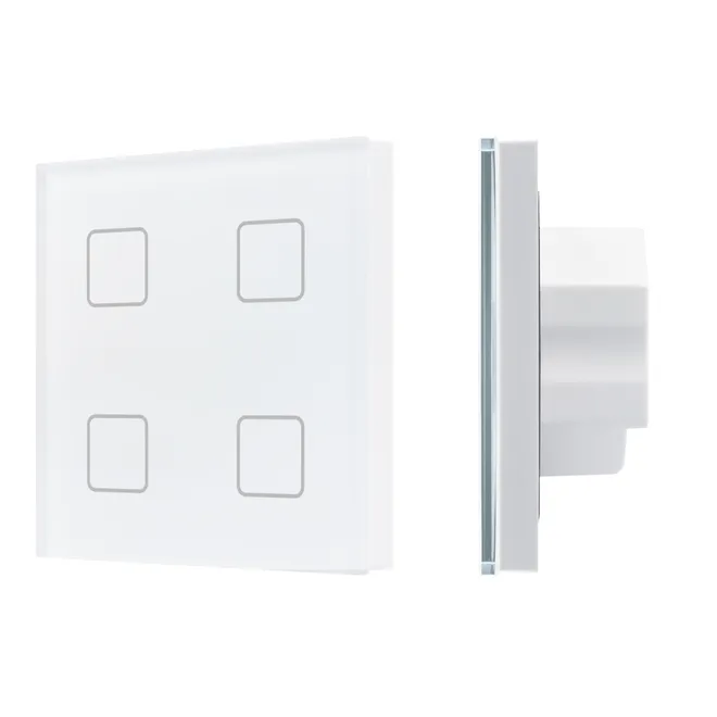 INTELLIGENT ARLIGHT Сенсорная панель DALI-301-11-IN White (BUS/24V, Backlight) (IARL, IP20 Пластик, 5 лет)