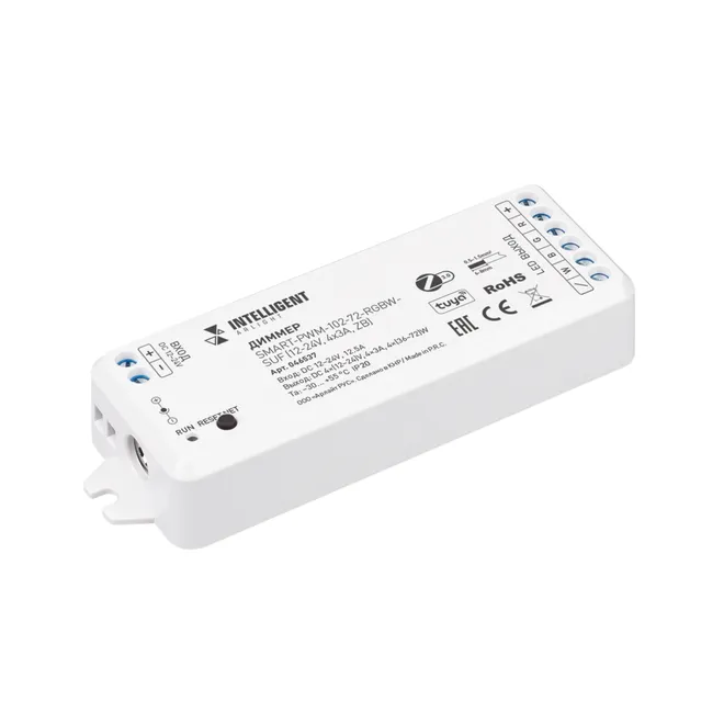 INTELLIGENT ARLIGHT Диммер SMART-PWM-102-72-RGBW-SUF (12-24V, 4x3A, ZB) (IARL, Контроллер)