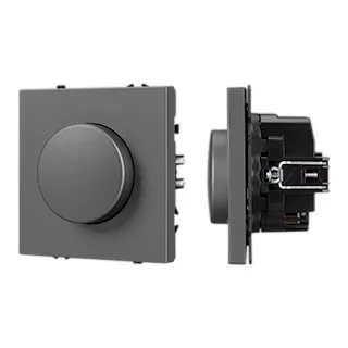 Механизм светорегулятора SWT-NOBE-DLR-SFPL-GR (250V, 300W) (Arlight, Серый базальт)