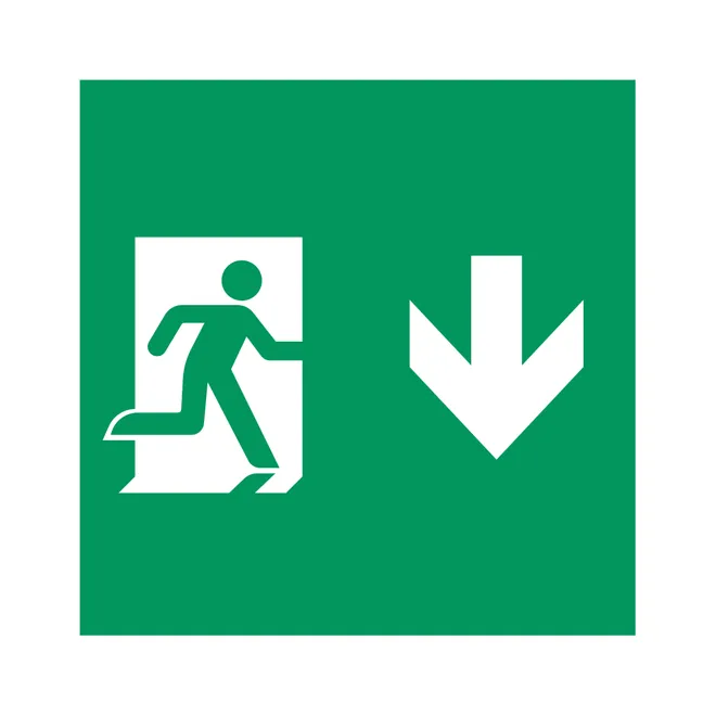 Пиктограмма EMGP-MARK-MA-DOWN (Человек, Вниз) (Arlight, Пластик)