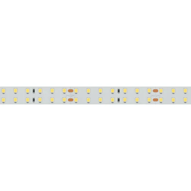 Светодиодная лента RT 2-5000 24V Warm3000 2x2 (2835, 980 LED, LUX) (Arlight, 20 Вт/м, IP20)