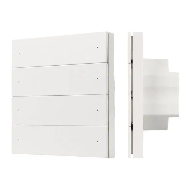 INTELLIGENT ARLIGHT Кнопочная панель SMART DALI-301-22-8K-D2-IN White (BUS, Frameless) (IARL, IP20 Пластик, 5 лет)