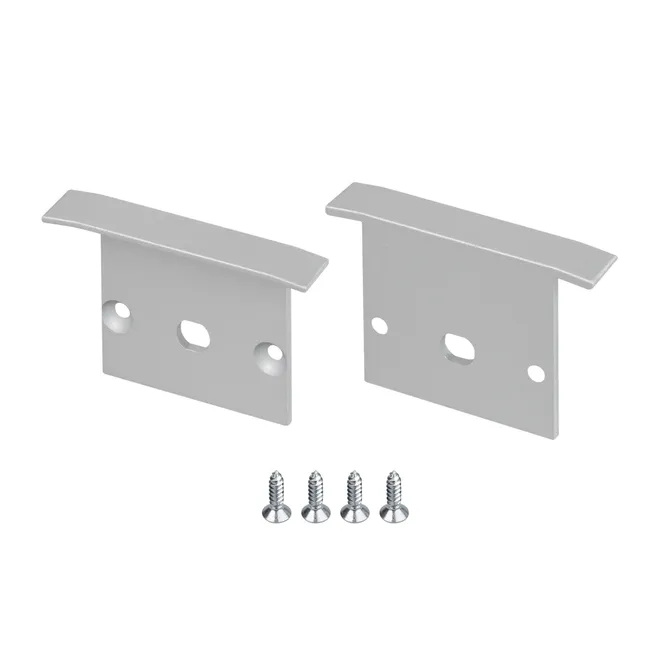 Заглушка LINIA25-F с отверстием (Arlight, Алюминий)