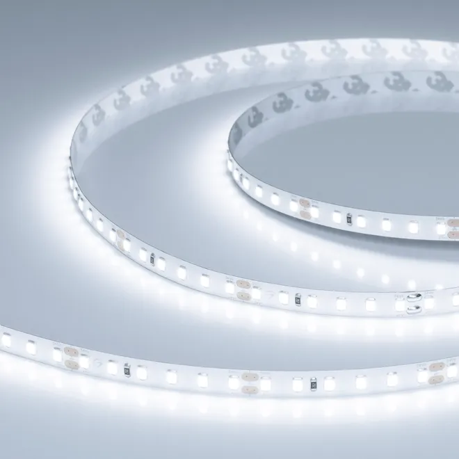 Светодиодная лента RT-A120-8mm 24V White6000 (2 W/m, IP20, 50m) (Arlight, Открытый)