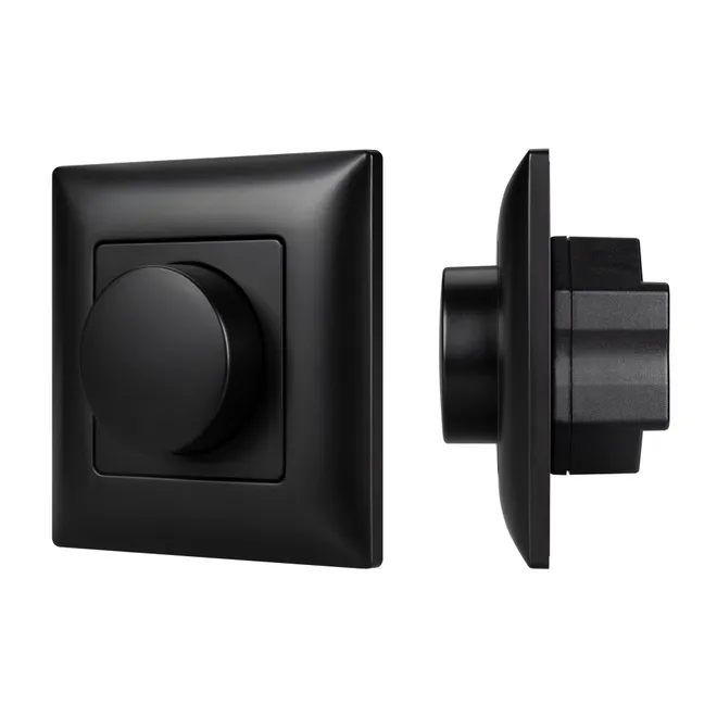 INTELLIGENT ARLIGHT Роторная панель SMART-TRIAC-601-32-DIM-IN Black (230V, 1.5A, 2.4G) (IARL, IP20 Пластик, 5 лет)