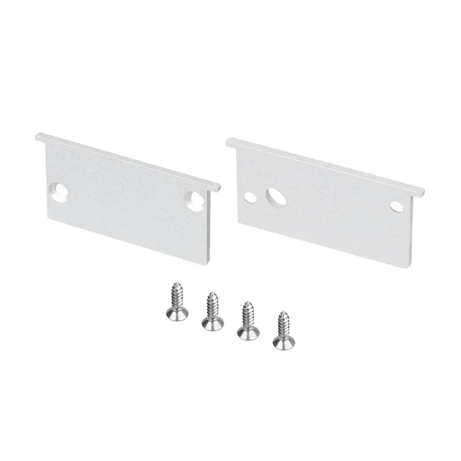 Комплект заглушек SL-BEVEL-W32-F (Arlight, Алюминий)