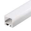 Профиль с экраном SL-LINE-2011-2500 ANOD+OPAL Square (Arlight, Алюминий)