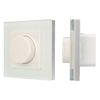 Панель SMART-P89-DIM-IN White (230V, 1.2A, TRIAC, Rotary, 2.4G) (Arlight, Пластик)