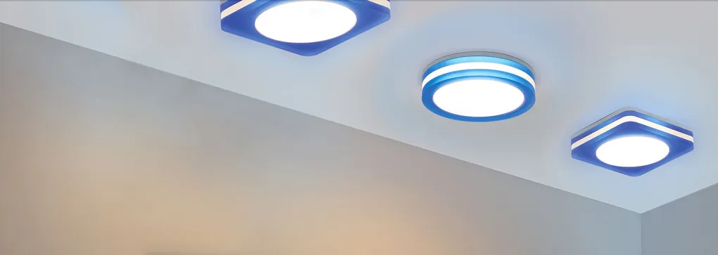 Уникальные светодиодные светильники Arlight SOL с синим контуром
