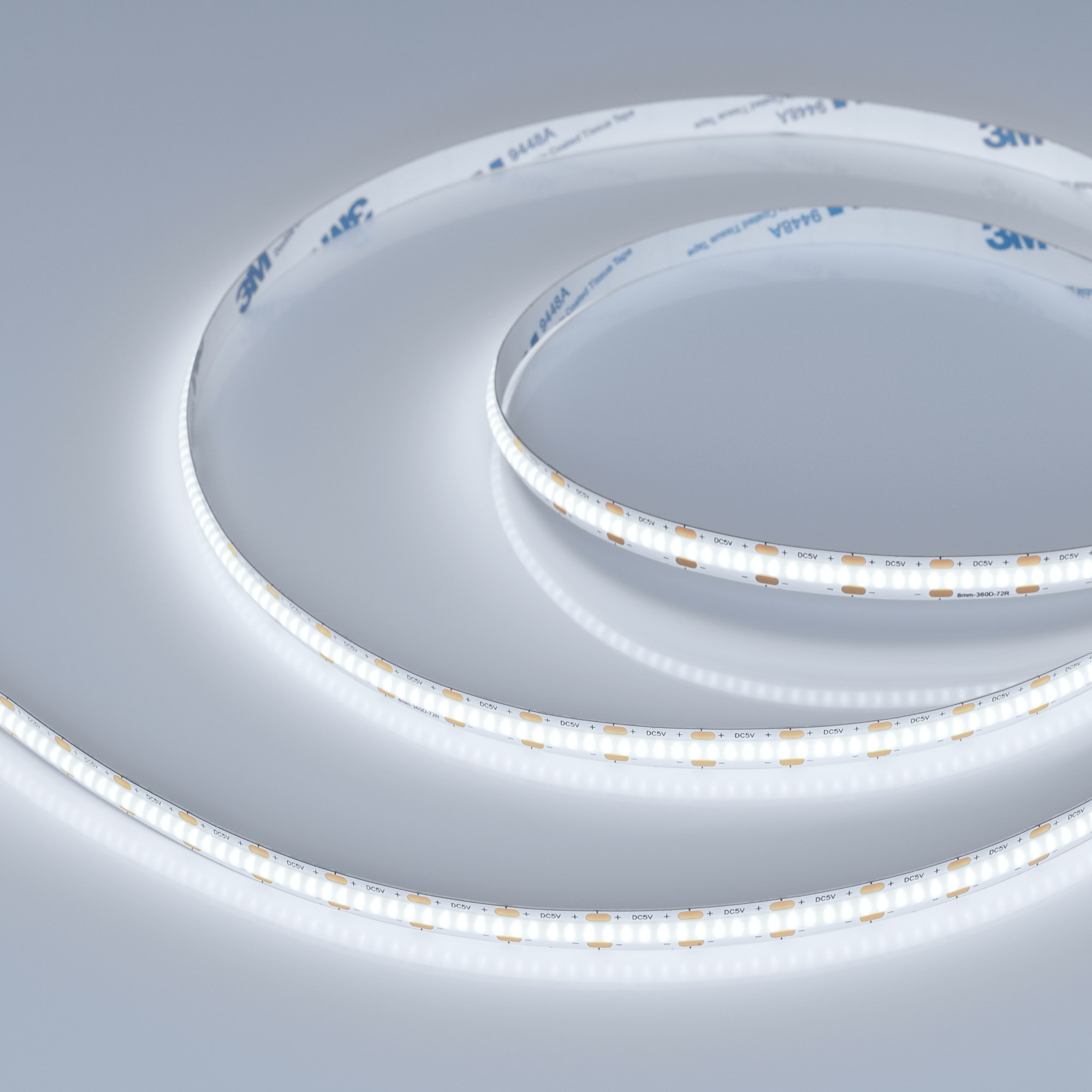 Светодиодная лента COB-X360-8mm 5V White6000